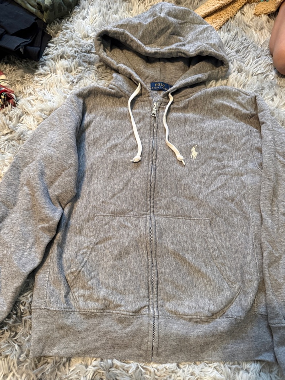 Polo by Ralph Lauren Gray Zip-Up Hoodie